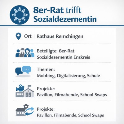 Sozialdezernentin besucht 8er-Rat im Rathaus Remchingen